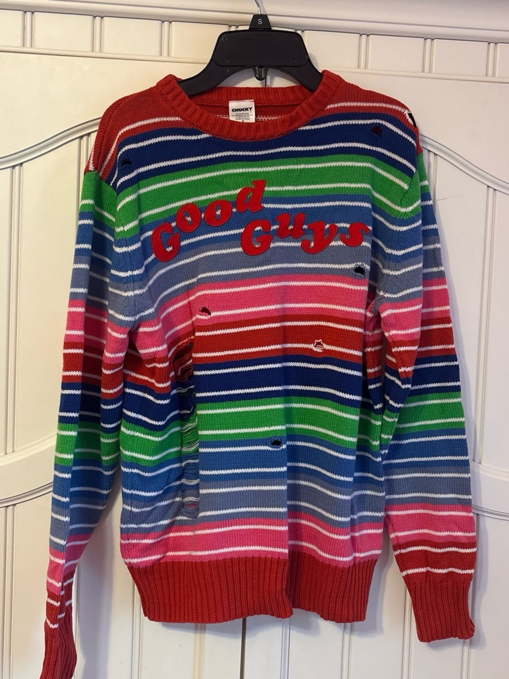 Good Guys Multicolor Striped Crewneck Sweater